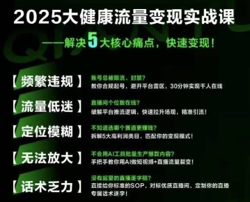 大健康流量全域新增长8.0，三月底线下课视频，大健康万亿蓝海，从类目突围到模式迭代-云网创