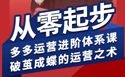 海神·拼多多运营进阶系统课(更新8月)-云网创