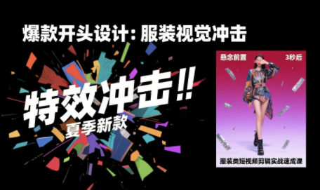 大墨老师·服装类短视频剪辑实战速成课-云网创