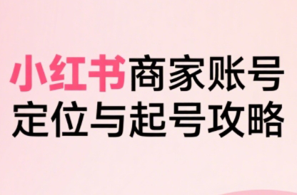 大晴老师·小红书电商全链路实战从定位到爆单(更新8月)-云网创