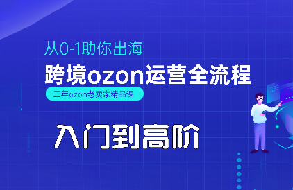 悟空跨境·OZON入门到高阶全流程-云网创