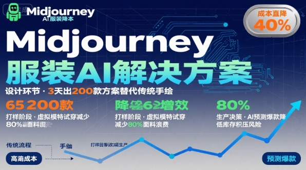 AI在服装领域的运用，使用midjourney做服装辅助企业降低成本-云网创