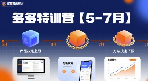 多多特训营【5-7月】产品决定上限，方法决定下限，各种玩法技巧落地实操-云网创