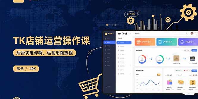 TK店铺运营实操课：后台功能详解，商品上架流程，运营思路拆解-云网创